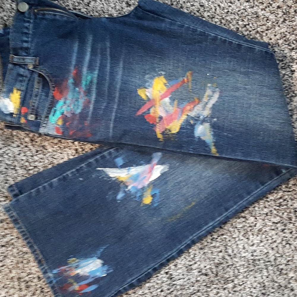 Jeans - Painted by me
